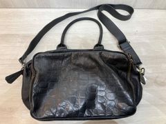 COACH F71136 2way ビジネスバッグ レザー エンボス加工 - メルカリ