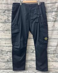 STONE ISLAND RE-T カーゴパンツ ブラック W31 - メルカリ