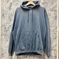 NIKE / ナイキ パーカー フーディー ロゴ刺繍 白タグ 水色 フェード M