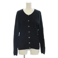 ポールスミス ブラック Paul Smith BLACK カーディガン M 黒 ブラック ラウンドネック 長袖 ビジューボタン /LPのサムネイル