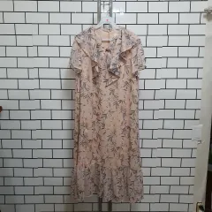 分-184 半袖ロング丈ワンピース