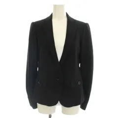 バーバリー ロンドン BURBERRY LONDON テーラードジャケット ジャージ素材 背抜き 36 黒 ブラック B1E02-402-09 /☆Gのサムネイル