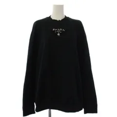 プラダ PRADA スウェット トレーナー 長袖 三角ロゴ S 黒 134627 S211 1YSE /KHのサムネイル