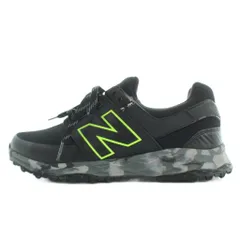 ニューバランス NEW BALANCE ゴルフシューズ スニーカー スパイクレス ロゴ メッシュ 迷彩柄 25cm 黒 ブラック MG4100JB /YI7のサムネイル