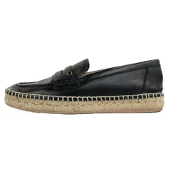 Gianvito Rossi(ジャンヴィト・ロッシ) ローファー 34 1/2 レディース 黒 レザーのサムネイル