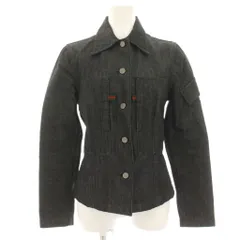 グッチ GUCCI シェリーライン デニムジャケット Gジャン ジージャン 38 黒 ブラック 207-1118-7184 /HNのサムネイル