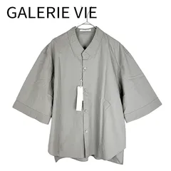 ギャルリーヴィー GALERIE VIE 半袖シャツ グレー コットンのサムネイル