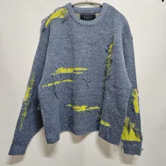 ROMANTIC CROWN ダメージド ニット Mのサムネイル