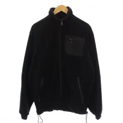 ステューシー STUSSY OUTDOOR フリースジャケット ジップアップ L 黒 /BM ■MAのサムネイル