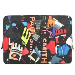 Paul Smith ポールスミス サイクルグローブ柄 ポリエステル/レザ― パソコンケース クラッチバッグ マルチカラー K2606-k028のサムネイル