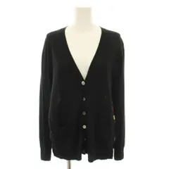 ピーエスポールスミス PS Paul Smith エレクトリックグリッチプリントVネックカーディガン ニットカーディガン 長袖 花柄 M 黒 ブラック KRPSIW0146 /YTのサムネイル