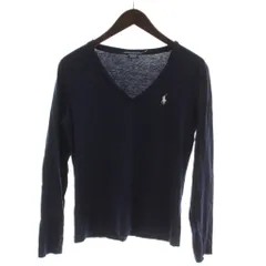 ラルフローレンスポーツ RALPH LAUREN SPORT Tシャツ カットソー S 紺 長袖 Vネック /GG ■MAのサムネイル