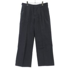 美品 OVY オヴィ ワイドスラックス Wool Super100's Twill Slacks 075
