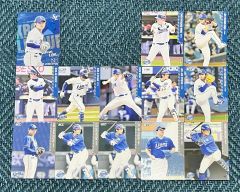 中日ドラゴンズ 選手 山田喜久夫、与田剛、長嶋清幸、南牟礼豊蔵 直筆 