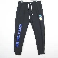 ナイキ NIKE NSW HBR-S FT PANT LOOSE BLACK/WASHED TEAL ルーズパンツ XL ブラック 2sa7518のサムネイル