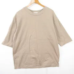ページボーイ PAGE BOY Tシャツ カットソー 七分袖 オーバーサイズ 綿 F ライトブラウン kz15413のサムネイル