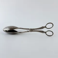 英国 ヴィンテージ Silver plate シルバープレートトング サービングトング サラダトング 雑貨 アンティーク調 エレガント 99994のサムネイル