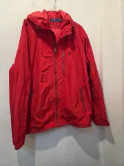 POLO RALPH LAUREN レッド ウィンドブレーカー フード ジャケット