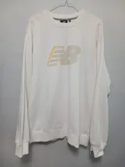 ニューバランス 白 ロゴ スウェット Tシャツ