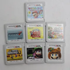 697)【ケースなしソフト7本セット】3DSソフト 大乱闘スマッシュブラザーズなどマリオ系