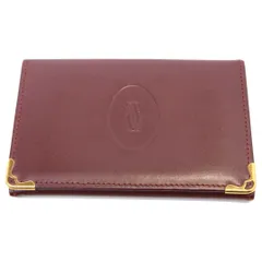 ★【Cartier/カルティエ】　マストライン　カードケース　名刺入れ　レザーのサムネイル