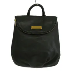 マークバイマークジェイコブス MARC by MARC JACOBS クラシック Q マリスカ バックパック Classic Q Mariska Backpack リュックサック デイパック レザー ロゴプレート 黒 ブラック /XZ ■GY18