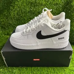 (280) NIKE x Supreme エア フォース 1 ロー 白