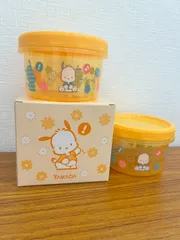 R【非売品】サンリオ ぽちゃっこ ポチャッコ 保存容器 2個セット 保管品未使用 ノベルティー 箱付き 非売品 レア かわいいのサムネイル