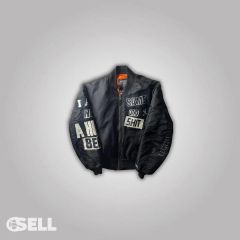 90s alpha leather patch ma-1 USA製 jkt - メルカリ