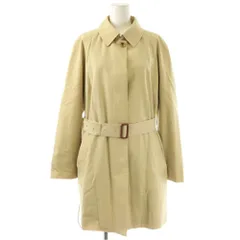 バーバリー ロンドン BURBERRY LONDON ステンカラーコート アウター ベルト付き コットン 13 ベージュ /NR ■GY18のサムネイル