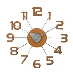 George Nelson Ferris Wall Clock ウォールクロック 掛け時計 インテリア 時計 メタル 壁掛け時計 おしゃれ モダン アメリカ フェリス/木目調のサムネイル