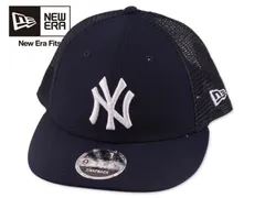 NEWERA ニューエラ 9FIFTY LOW PROFILE POLY TRUCKER CAP NEWYORK YANKEES NAVY メッシュキャップ ニューヨーク ヤンキース ネイビー メジャーリーグ 22898