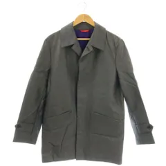 ポールスミス PAUL SMITH ステンカラーコート シングル 比翼 ロング L グレー /HK ■GY12のサムネイル