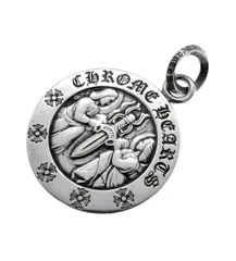 クロムハーツ CHROME HEARTS 【 CHRM ANGL MDL LG 】 ラージ エンジェルメダル ペンダント ネックレス トップ 50734のサムネイル