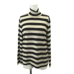 バーバリー ロンドン BURBERRY LONDON カットソー 2 ベージュ ブラック ボーダー柄 長袖 /RY ■GY99のサムネイル