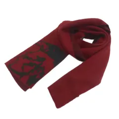 ディーゼル DIESEL マフラー ストール ロゴ ボルドー ワインレッド /HO30 ■GY99のサムネイル