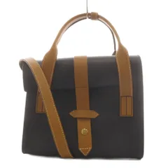 トライベッカ バイ ジョイ グライソン Ⅲ BeCa BY JOY GRYSON ハンドバッグ ショルダーバッグ レザー 紺 ネイビー 茶 ブラウン /AN7のサムネイル