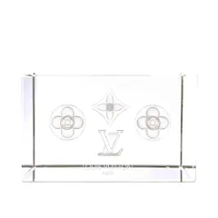 ルイヴィトン LOUIS VUITTON ペーパーウェイト オブジェ 置物 クリア【中古】のサムネイル