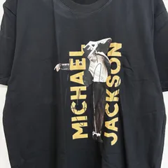 新品 マイケルジャクソン Michael Jackson L〜XLサイズ相当 アーティストTシャツ ミュージックTシャツ バンドTシャツ ダンス バンティー バンT ポップ ロック 半袖 夏物 夏服 印刷 プリント グラフィック アメカジ アメリカ USAのサムネイル
