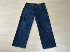 555soul  size36 デニムパンツ  ワイド 極太 バギージーンズ 【古着】ME5084IKE【匿名配送】のサムネイル