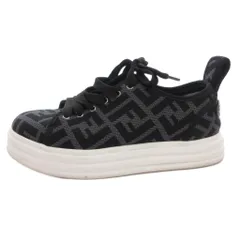 フェンディ FENDI スニーカー シューズ ローカット ズッカ柄 36 グレー 8E8017 /FF ■GY19のサムネイル