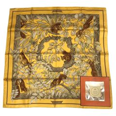 HERMES 】エルメス プチカレ スカーフ 浮気なインコ - メルカリ