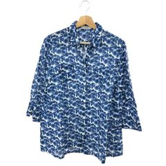 美品】SCAPA ビンダリーフブラウス 麻100% イタリア製生地 日本製