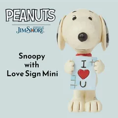 SNOOPY  With Love Sign フィギュア Jim Shoreのサムネイル