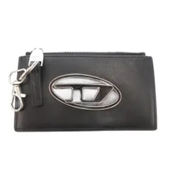 ディーゼル DIESEL 小銭入れ コインケース ウォレット Dロゴ レザーカード入れあり 黒 ブラック /FF ■GY18のサムネイル