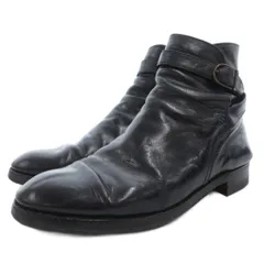 バーバリーズ Burberrys ヴィンテージ ジョッパーブーツ ショート バックル ベルト レザー 5.5 黒 ブラック /GV ■GY03のサムネイル