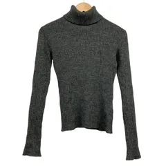 tricot COMMEdesGARCONS(トリココムデギャルソン) 長袖セーター レディース美品  - ダークグレー タートルネックのサムネイル