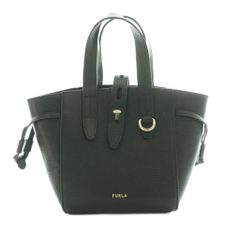 美品】FURLAフルラ リボン ブラック 2wayバッグA4 底鋲 - メルカリ