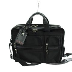 TUMI ビジネスバッグ ブラック オールレザー メンズ - メルカリ