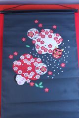 新品/レア/レモンビレッジ/のれん/ピンク/学研/レトロファンシー